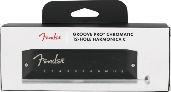 Fender Groove Pro™ Chromatic 12-Hole Harmonica, Key of C, 099-0701-101