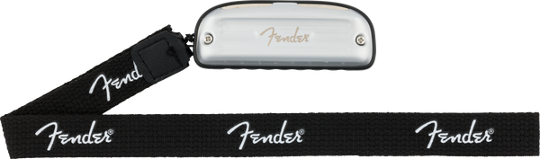 Fender Blues Junior Harmonica with Necklace Lanyard, Key of A, 099-0701-203