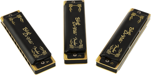 Fender Blues DeVille Harmonica PACK OF 3 with Case - Keys C, G, A