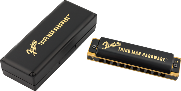 Genuine Fender x Third Man Hardware Harmonica, Black, C