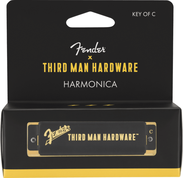 Genuine Fender x Third Man Hardware Harmonica, Black, C