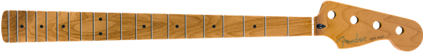 Fender ROASTED MAPLE Jazz/J-Bass Neck, Medium Jumbo Frets, 9.5", C Shape