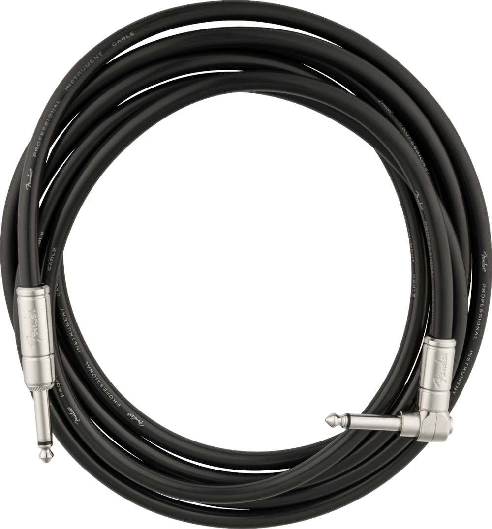 Fender Professional Series Kill Switch Guitar Cable, Straight/Angle, 10'