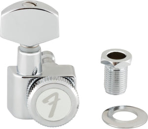 Genuine Fender ALL SHORT POST/Locking/2-pin/F-Logo/Chrome Strat/Tele Tuners