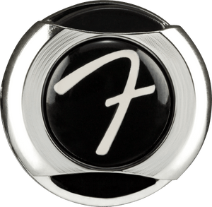 Genuine Fender Infinity F Logo Strat/Tele Guitar Strap Locks Straplocks - CHROME