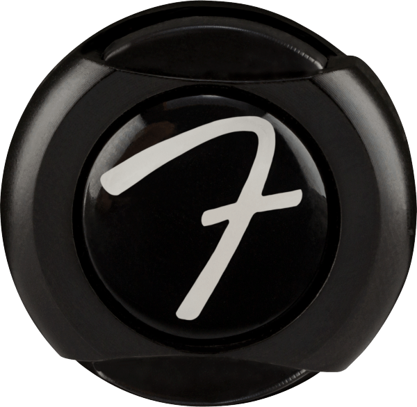 Genuine Fender Infinity F Logo Strat/Tele Guitar Strap Locks Straplocks - BLACK