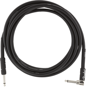 Fender Professional Guitar/Instrument Cable, Straight-Right Angle, 10' ft