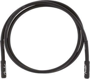 Fender Professional Series Black Guitar/Instrument Cable, Straight, 5' ft