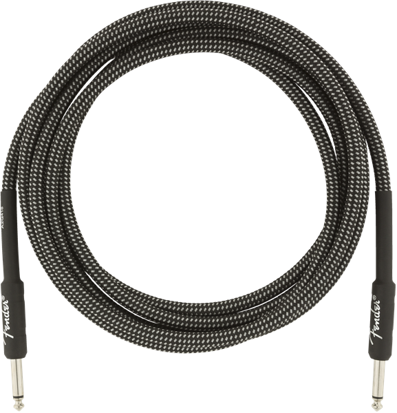 Genuine Fender Professional Series Guitar/Instrument Cable, GRAY TWEED - 10' ft