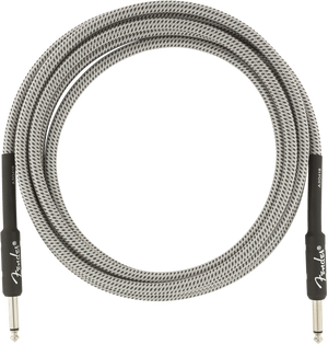 Genuine Fender Professional Series Guitar/Instrument Cable, WHITE TWEED - 10' ft
