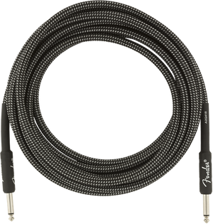 Genuine Fender Professional Series Guitar/Instrument Cable, GRAY TWEED - 15'ft