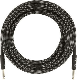 Genuine Fender Professional Series Guitar/Instrument Cable, GRAY TWEED - 25' ft