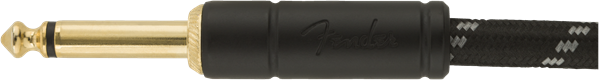 Fender Deluxe BLACK TWEED Electric Guitar Cable, Straight Connector, 18.6' ft