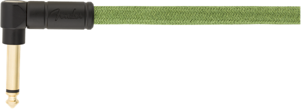 Fender Festival Instrument/Guitar Cable Eco-Friendly Pure Hemp, GREEN 10' ft