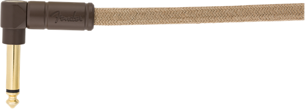 Fender Festival Instrument/Guitar Cable Eco-Friendly Pure Hemp, NATURAL 18.6' ft