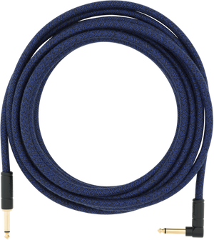 Fender Festival Instrument/Guitar Cable Eco-Friendly Hemp, BLUE DREAM 18.6' ft