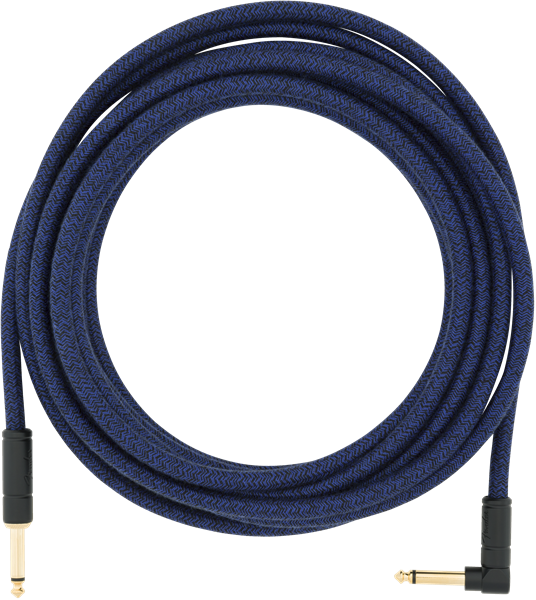 Fender Festival Instrument/Guitar Cable Eco-Friendly Hemp, BLUE DREAM 18.6' ft