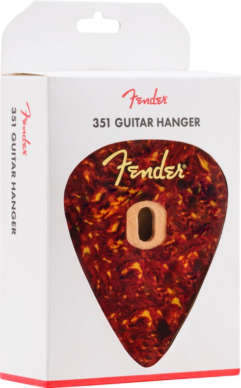 Genuine Fender 351 Guitar Pick Wall-Mount Hanger, Tortoiseshell Mahogany