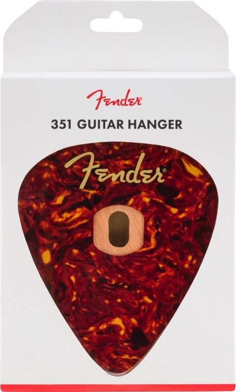 Genuine Fender 351 Guitar Pick Wall-Mount Hanger, Tortoiseshell Mahogany