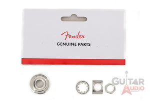 Genuine Fender Telecaster/Tele Guitar Input Jack Ferrule Plate Cup - Nickel