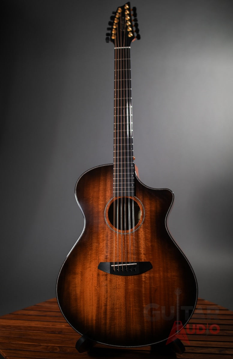 Breedlove Oregon Bourbon Myrtlewood Concerto 12-String Acoustic-Electric Guitar