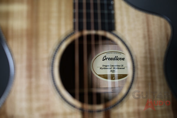 Breedlove USA Oregon Concertina CE Acoustic-Electric Guitar - Solid Myrtlewood