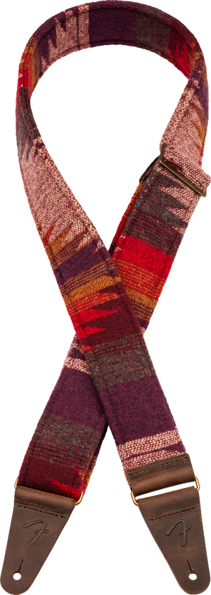 Genuine Fender 2" Wide Zion Guitar Strap, Purple Aztec 099-2132-548