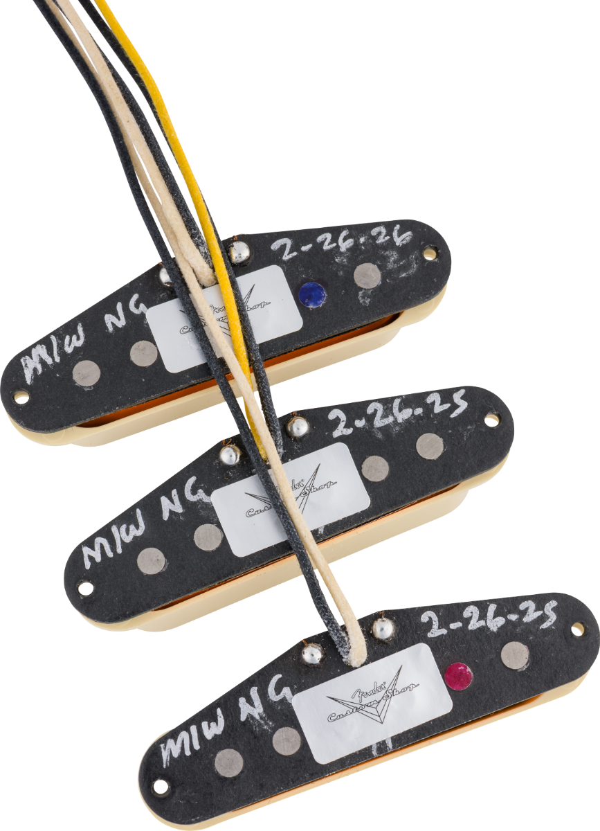 Genuine Fender Custom Shop Dual Mag II Stratocaster Pickups, Set of 3