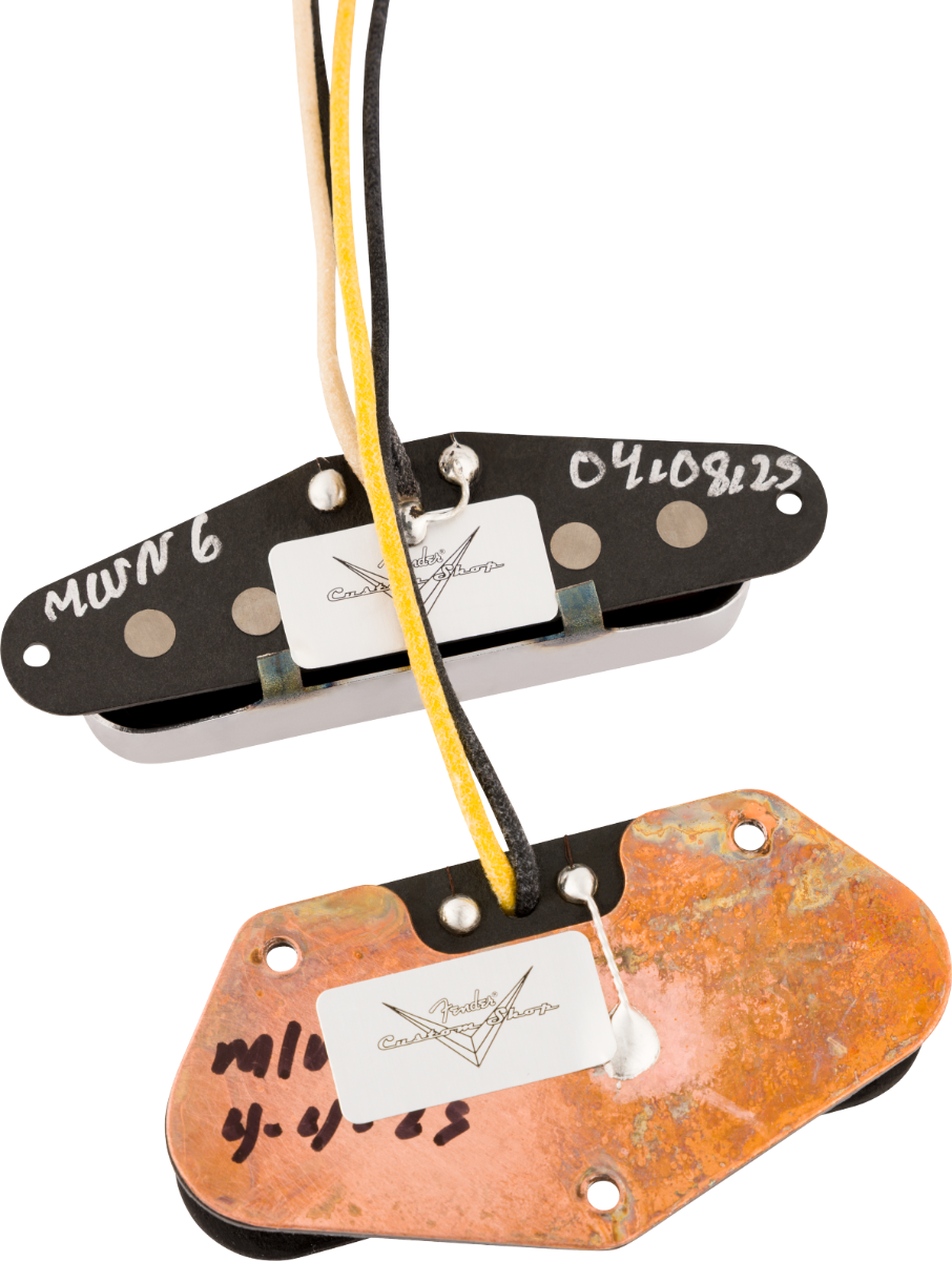 Genuine Fender Custom Shop '55/'56 Whiteguard Telecaster Pickups Set/Tele