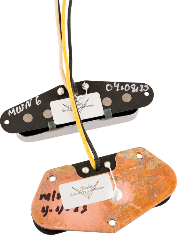 Genuine Fender Custom Shop '55/'56 Whiteguard Telecaster Pickups Set/Tele