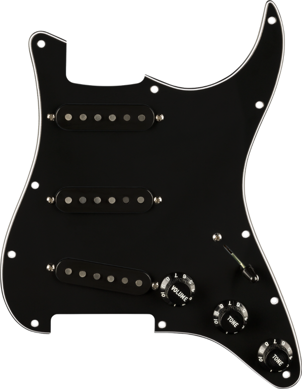 FENDER Pre-Wired Pure Vintage '59 Loaded Strat w/RWRP Middle, Black, 11-Hole