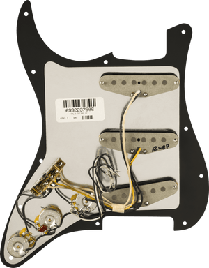 FENDER Pre-Wired Pure Vintage '65 Loaded Strat w/RWRP Middle, Black, 11-Hole