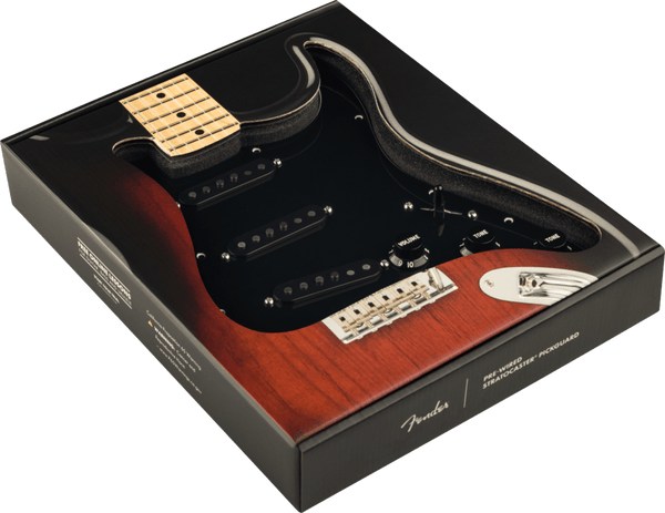 FENDER Pre-Wired Pure Vintage '65 Loaded Strat w/RWRP Middle, Black, 11-Hole