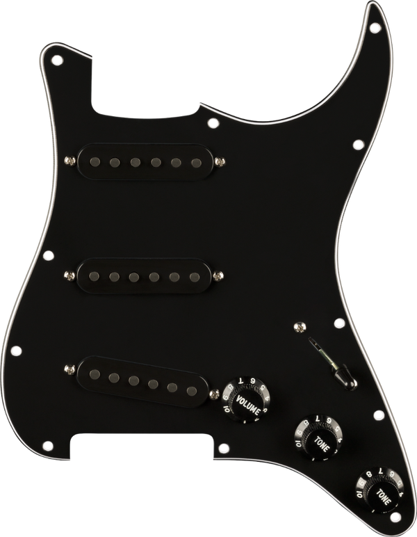 FENDER Pre-Wired Pure Vintage '65 Loaded Strat w/RWRP Middle, Black, 11-Hole