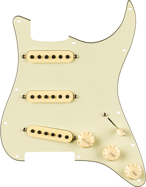 Fender Eric Johnson Pre-Wired Stratocaster Loaded Pickguard, Mint Green,11-Hole