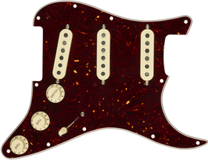 Genuine FENDER Pre-Wired CUSTOM SHOP '69 Loaded TORTOISE SHELL Strat Pickguard