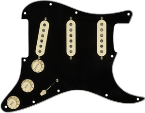 Genuine FENDER Pre-Wired CUSTOM SHOP '69 Loaded Strat 11-Hole BLACK Pickguard