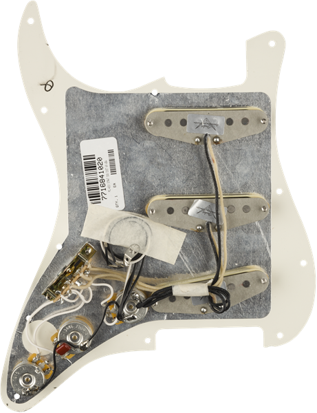 Genuine FENDER Pre-Wired CUSTOM SHOP '69 Loaded PARCHMENT Strat Pickguard