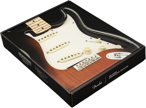 Genuine FENDER Pre-Wired CUSTOM SHOP '69 Loaded PARCHMENT Strat Pickguard