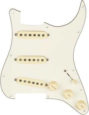 Genuine FENDER Pre-Wired CUSTOM SHOP '69 Loaded PARCHMENT Strat Pickguard