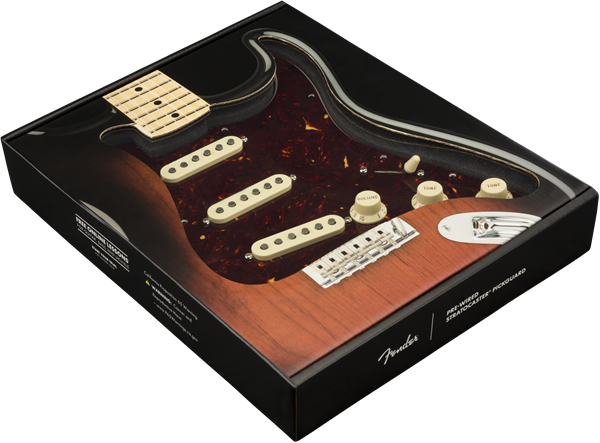 Genuine FENDER Pre-Wired TEXAS SPECIAL Loaded TORTOISE SHELL Strat Pickguard