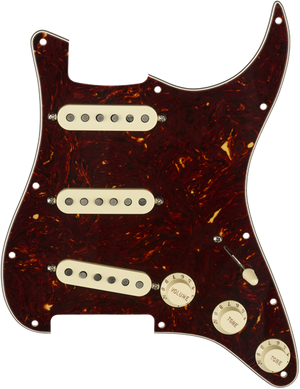 Genuine FENDER Pre-Wired TEXAS SPECIAL Loaded TORTOISE SHELL Strat Pickguard