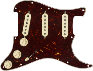 Genuine FENDER Pre-Wired TEXAS SPECIAL Loaded TORTOISE SHELL Strat Pickguard