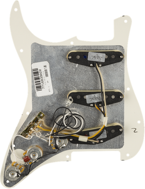 Genuine FENDER Pre-Wired TEXAS SPECIAL Loaded Strat 11-Hole PARCHMENT Pickguard