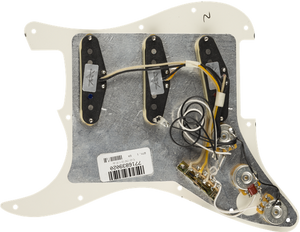Genuine FENDER Pre-Wired TEXAS SPECIAL Loaded Strat 11-Hole PARCHMENT Pickguard