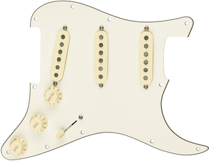 Genuine FENDER Pre-Wired TEXAS SPECIAL Loaded Strat 11-Hole PARCHMENT Pickguard