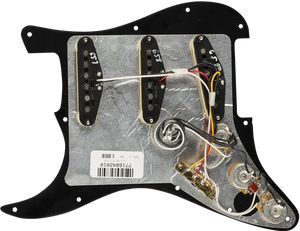 Genuine FENDER Pre-Wired TEX-MEX Loaded Strat 11-Hole Black Pickguard