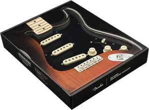 Genuine FENDER Pre-Wired TEX-MEX Loaded Strat 11-Hole Black Pickguard