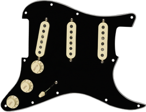 Genuine FENDER Pre-Wired TEX-MEX Loaded Strat 11-Hole Black Pickguard