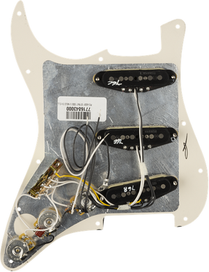 Genuine FENDER Pre-Wired VINTAGE NOISELESS Loaded Strat 11-Hole Shell Pickguard